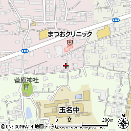 熊本県玉名市山田2030-2周辺の地図