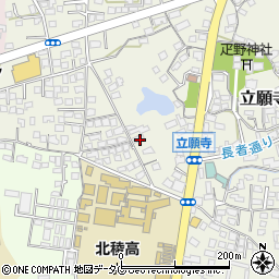 熊本県玉名市立願寺297周辺の地図