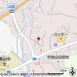 熊本県玉名市山田2137周辺の地図