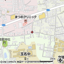 熊本県玉名市山田2024-3周辺の地図