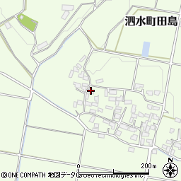 熊本県菊池市泗水町田島1567周辺の地図