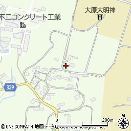 熊本県菊池市泗水町田島2348周辺の地図