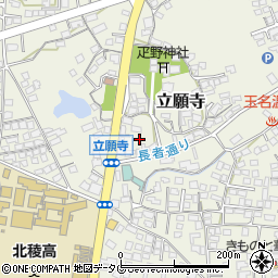 熊本県玉名市立願寺402周辺の地図