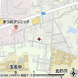 熊本県玉名市立願寺265周辺の地図