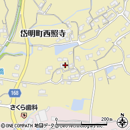熊本県玉名市岱明町西照寺505周辺の地図