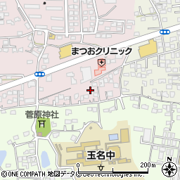 熊本県玉名市山田2032周辺の地図