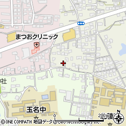 熊本県玉名市立願寺266周辺の地図