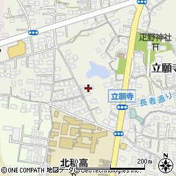 熊本県玉名市立願寺294周辺の地図