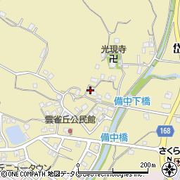 熊本県玉名市岱明町西照寺248周辺の地図