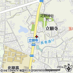 熊本県玉名市立願寺396周辺の地図