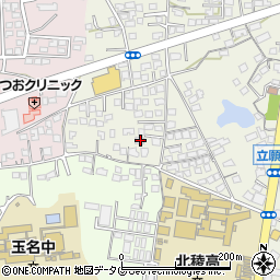 熊本県玉名市立願寺259-1周辺の地図