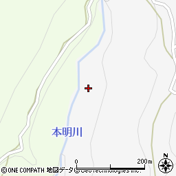 本明川周辺の地図