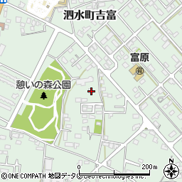 熊本県菊池市泗水町吉富315周辺の地図