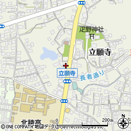 熊本県玉名市立願寺327-1周辺の地図