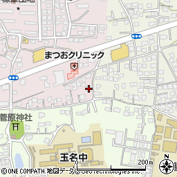 熊本県玉名市山田2024-4周辺の地図