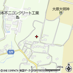 熊本県菊池市泗水町田島2351周辺の地図