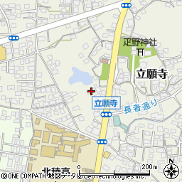熊本県玉名市立願寺330周辺の地図