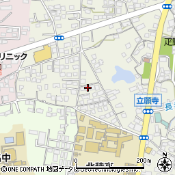 熊本県玉名市立願寺256周辺の地図