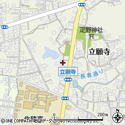 熊本県玉名市立願寺365周辺の地図