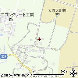熊本県菊池市泗水町田島2347周辺の地図