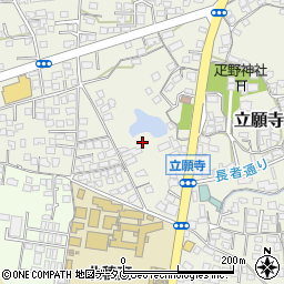 熊本県玉名市立願寺298周辺の地図