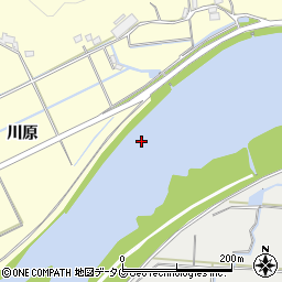 堅田川周辺の地図