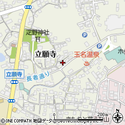 熊本県玉名市立願寺504周辺の地図