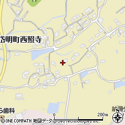 熊本県玉名市岱明町西照寺528周辺の地図