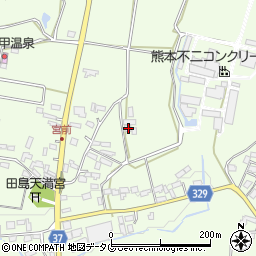 熊本県菊池市泗水町田島2027周辺の地図