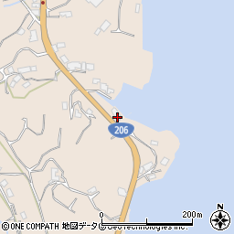 長崎県長崎市琴海形上町1341周辺の地図