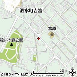熊本県菊池市泗水町吉富301周辺の地図