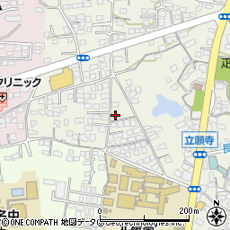 熊本県玉名市立願寺257周辺の地図