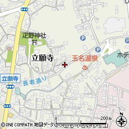 熊本県玉名市立願寺499周辺の地図