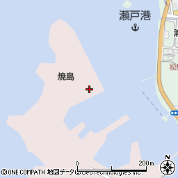長崎県西海市大瀬戸町瀬戸福島郷1583周辺の地図