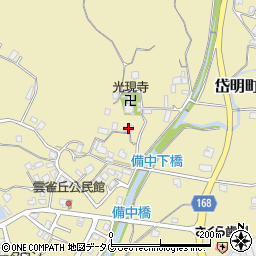 熊本県玉名市岱明町西照寺296周辺の地図