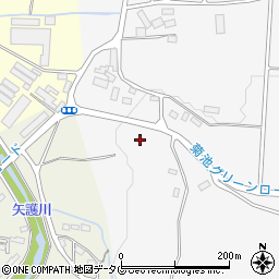 熊本県菊池市旭志新明345周辺の地図