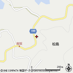長崎県西海市大瀬戸町松島内郷1743-4周辺の地図