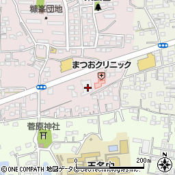 熊本県玉名市山田2013周辺の地図