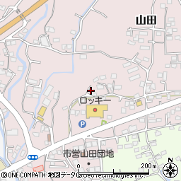 熊本県玉名市山田2079周辺の地図