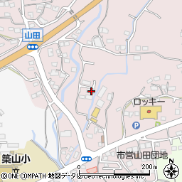 熊本県玉名市山田1755周辺の地図