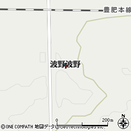 熊本県阿蘇市波野大字波野周辺の地図