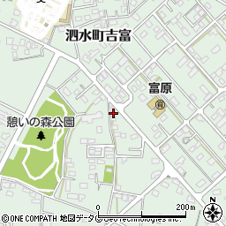 熊本県菊池市泗水町吉富302周辺の地図