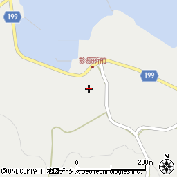 長崎県西海市大瀬戸町松島内郷302周辺の地図