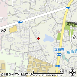 熊本県玉名市立願寺285周辺の地図