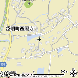 熊本県玉名市岱明町西照寺513-1周辺の地図