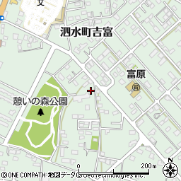 熊本県菊池市泗水町吉富316周辺の地図