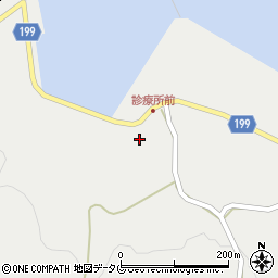 長崎県西海市大瀬戸町松島内郷301周辺の地図