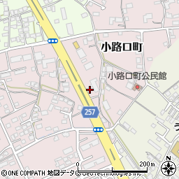 長崎県大村市小路口町周辺の地図