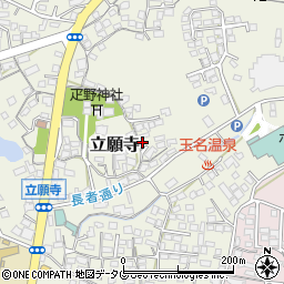 熊本県玉名市立願寺476周辺の地図