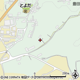 熊本県熊本市北区植木町豊田541周辺の地図